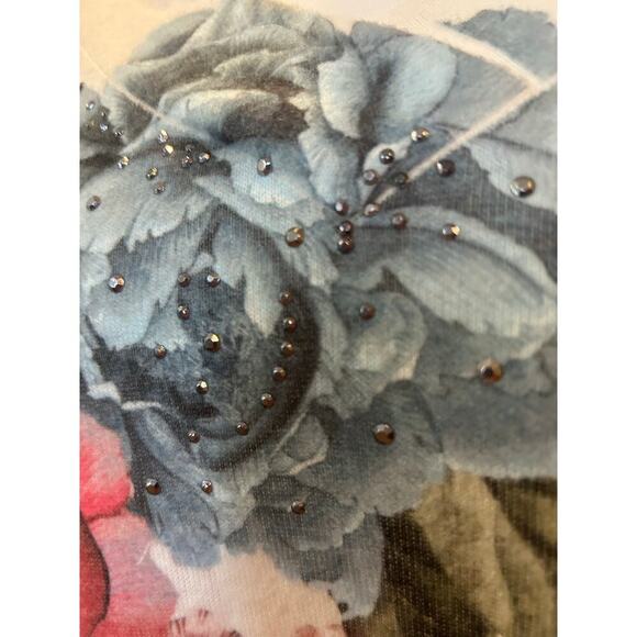 California Style Floral Print Long Sleeve Top - Plus 2X - Picture 7 of 7